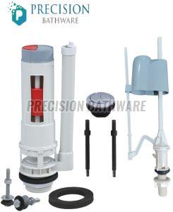 PP Two Piece Toilet Cap Flush Fitting Set