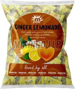 heart shape ginger lemon flavor hard boiled candy