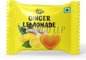 heart shape ginger lemon flavor hard boiled candy