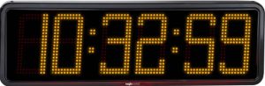 30x12 Inch Yellow Digital Clock