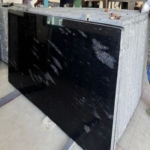 Black Galaxy Granite Slab