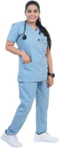 Sky Blue Hospital Scrub Suit