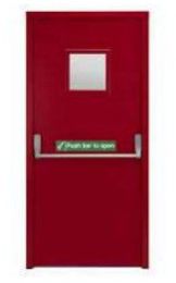 Mild Steel Fire Shaft Door