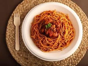 10 Round Biodegradable Paper Plates