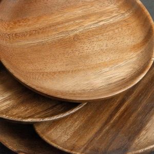 Wooden Dinner Plates