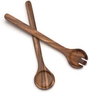 Acacia Round Salad Servers 13\