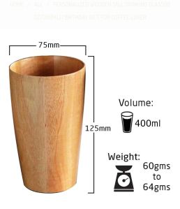 Wooden Wine Glass