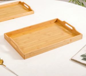 Wooden Serving Tray Set