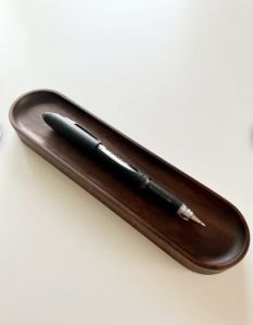 Walnut, Cherry and Maple Wood Desk Tray, Pen Tray