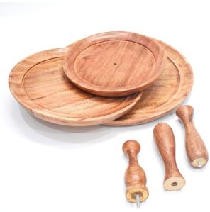 Three TIER WOODEN CAKE STAND