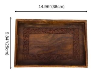 Wooden Engraved Tray