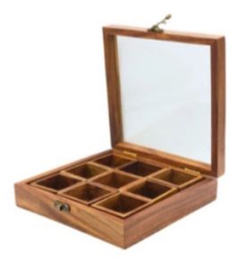 Wooden Spice Box