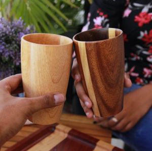 Wooden Wine Glass