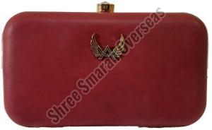 Elegant Faux Leather Ladies Clutch Purse