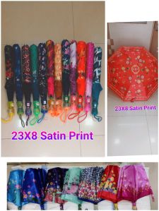 23x8 Inches Satin Print Umbrella
