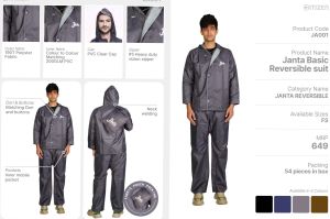 Polyester Rain Suit