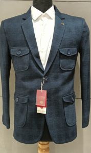 Black Party Wear Mens Velvet Blazer