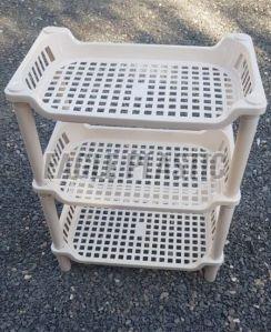 Plastic 3 Layer Storage Rack