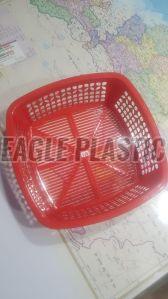 Red Multipurpose Plastic Basket