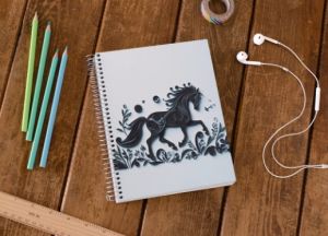 Horse - Spiral Notepad A5 Unruled