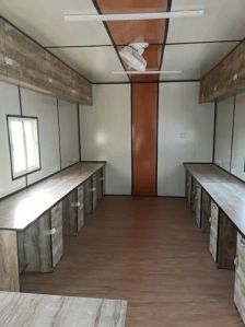 Mild Steel Color Coated Portable Cabin