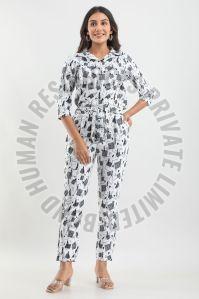 Ladies Printed Rayon Jumpsuit