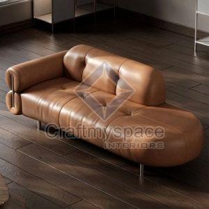 Brown Chaise Sofa