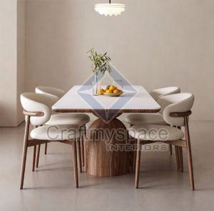 Marble Top Dining Table Set