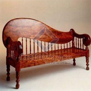 Wooden Chaise Sofa