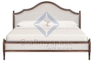 Wooden Upholstery Bed Without Storage