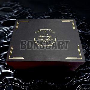 Ornate Haven Black Packaging Box