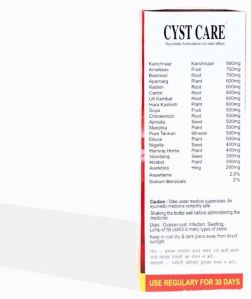 Cyst Care Herbal Syrup