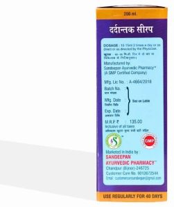 Dardantak Pain Relief Syrup