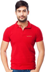 Men’s Red Polo T Shirt