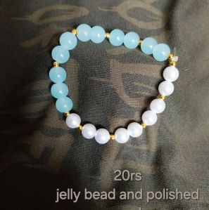 Polished Jelly Beaded Bracelet