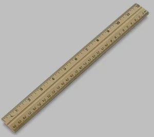 Half Meter Wooden Scale