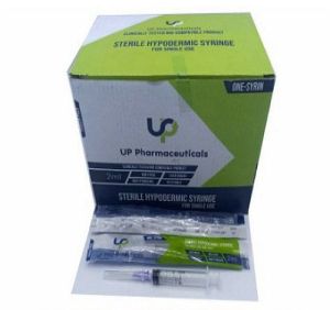 3 Ml UP Pharmaceuticals Hypodermic Syringe With Needle