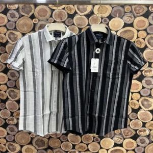 Bearberry Mens Striped Shirts