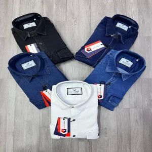 Black Letter Mens Full Sleeve Shirts