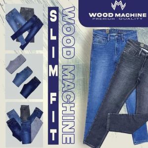 Wood Machine Mens Slim Fit Jeans
