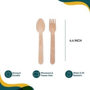 Bagasse Spoon & Fork Set