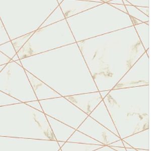 White Line Dark Marble Slab