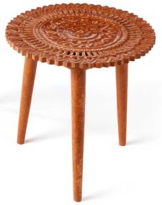 Round Wooden Table