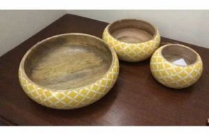 Stylish Wooden Bowl