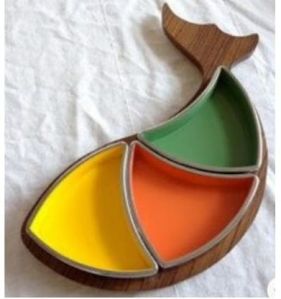 Wooden Fish Serving Tray