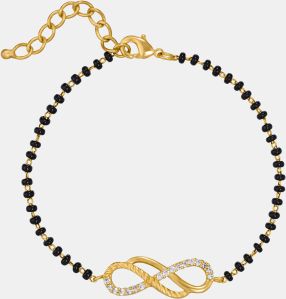 Ladies Gold Plated Fancy Mangalsutra Bracelet