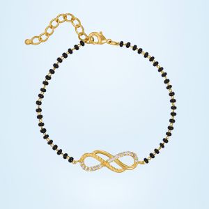 Ladies Gold Plated Fancy Mangalsutra Bracelet
