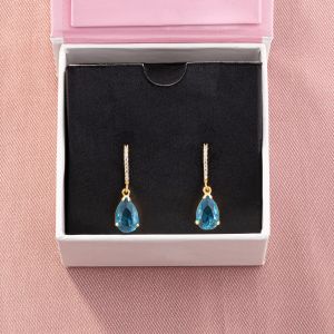 Ladies Designer Zircon Drop Earrings