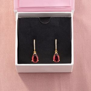 Ladies Designer Zircon Drop Earrings