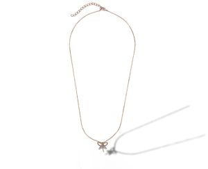 Ladies Grace Butterfly Gold Plated Pendant With Chain